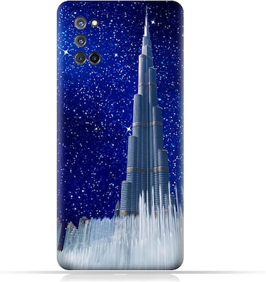Generic Protective Case Cover For Oppo A72 With Burj Khalifa On a Starry Night Design