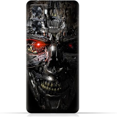 غطاء حماية خلفي من مادة TPU عامة لهاتف Oppo A77s بتصميم روبوت تيرميناتور