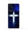 غطاء حماية خلفي من مادة TPU عامة لهاتف Oppo A78 5G بنمط متقاطع