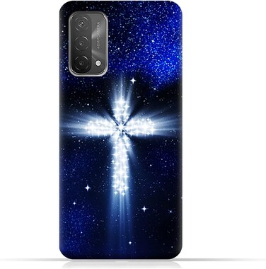 Generic Protective Case Cover For Oppo A93 5G With Cross Pattern