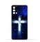 Generic TPU Protective Back Case Cover For Oppo A95 (4G) With Cross Pattern