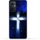 Generic TPU Protective Back Case Cover For Oppo A96 (China) With Cross Pattern