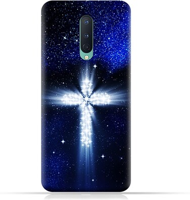 غطاء حماية عام لهاتف OnePlus 8 بنقشة متقاطعة