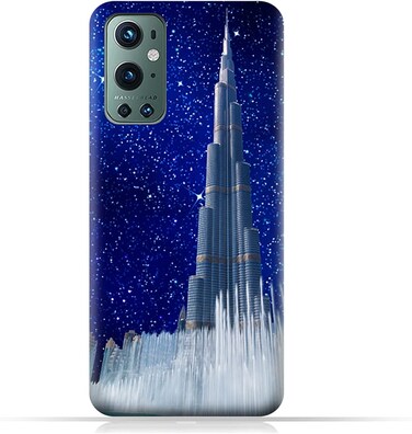 Generic Protective Case Cover For OnePlus 9 Pro With Burj Khalifa On a Starry Night Design
