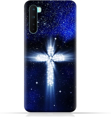 غطاء حماية عام لهاتف OnePlus Nord بنمط متقاطع