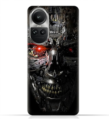 Generic TPU Protective Back Case Cover For Oppo Reno10 Pro (5G) With Terminator Robot Design