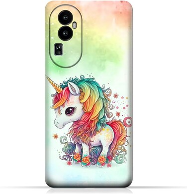 غطاء حماية خلفي من مادة TPU لهاتف Oppo Reno10 Pro (صيني) (5G) بتصميم رقم 043