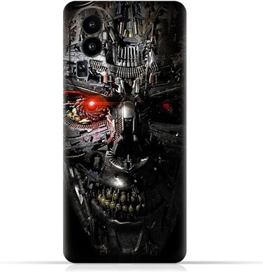 غطاء حماية خلفي من مادة TPU لهاتف Oppo Reno10 Pro (صيني) (5G) بتصميم روبوت Terminator
