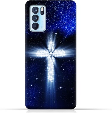 Generic Protective Case Cover For Oppo Reno6 Pro 5G With Cross Pattern
