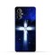غطاء حماية خلفي من مادة TPU عامة لهاتف Oppo Reno8 Lite بنمط متقاطع