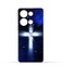 Generic TPU Protective Back Case Cover For Oppo Reno8 Pro (5G) With Cross Pattern