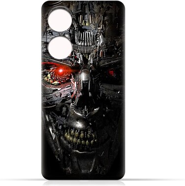 Generic TPU Protective Back Case Cover For Oppo Reno8 T 5G With Terminator Robot Design