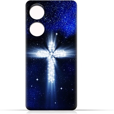 Generic TPU Protective Back Case Cover For Oppo Reno8 T 5G With Cross Pattern