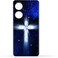 Generic TPU Protective Back Case Cover For Oppo Reno8 T 5G With Cross Pattern