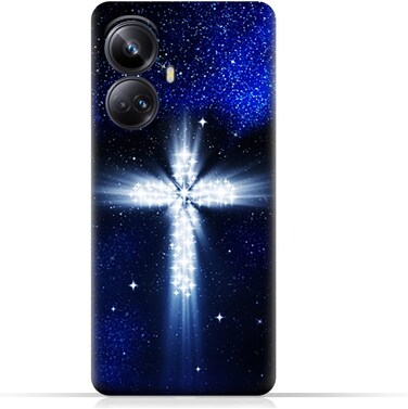 Generic TPU Protective Back Case Cover For Realme 10 Pro+ (Realme 10 Pro Plus) With Cross Pattern