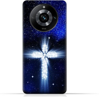 غطاء حماية خلفي من مادة TPU لهاتف Realme 11 Pro/Realme 11 Pro (5G) بنقشة متقاطعة