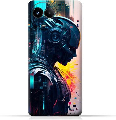 Generic TPU Protective Mobile Back Case Cover Compatible With Realme 11x (5G) With Design 04