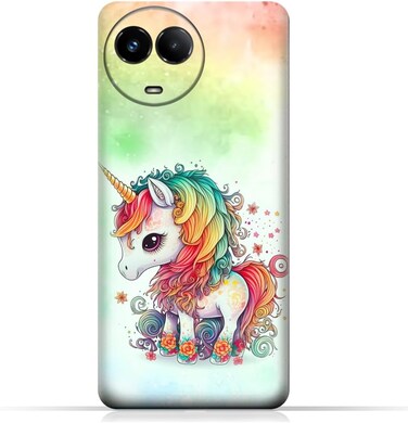 Generic TPU Protective Mobile Back Case Cover Compatible With Realme 11x (5G) With Design 08