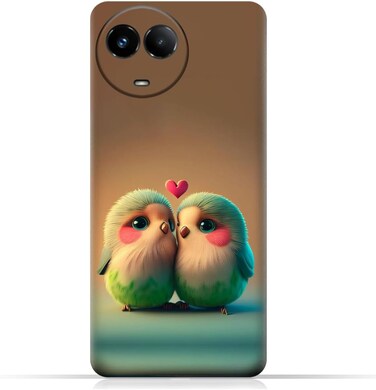 غطاء خلفي واقٍ للهاتف المحمول مصنوع من مادة TPU، متوافق مع هاتف Realme 11x (5G) بتصميم رقم 9