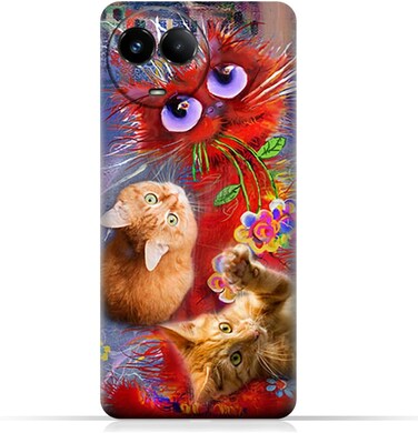 Generic TPU Protective Mobile Back Case Cover Compatible With Realme 11x (5G) With Design 26
