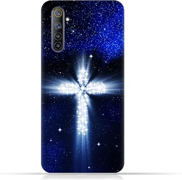 Generic Protective Case Cover For Realme 6 With Cross Pattern