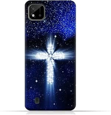 غطاء حماية عام لهاتف Realme C11 (2021) بنمط متقاطع