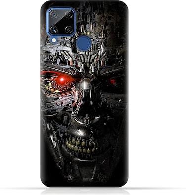 Generic Protective Case Cover For Realme C15 With Terminator Robot Design