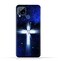 Generic Protective Case Cover For Realme C15 With Cross Pattern