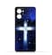 غطاء حماية خلفي من مادة TPU عامة لهاتف Realme C33 بنمط متقاطع
