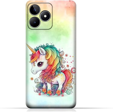 غطاء حماية خلفي من مادة TPU لهاتف Realme C53 بتصميم رقم 043
