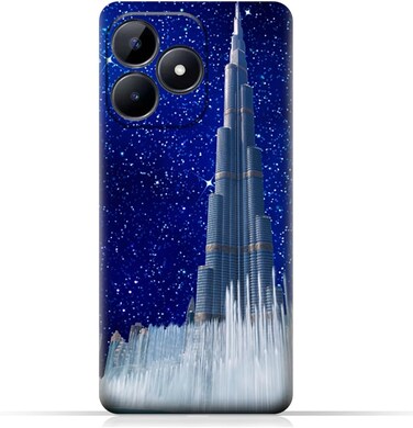غطاء حماية خلفي للهاتف المحمول مصنوع من مادة TPU، متوافق مع هاتف Realme C53 (الهند) بتصميم رقم 11