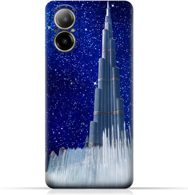 غطاء حماية خلفي للهاتف المحمول مصنوع من مادة TPU، متوافق مع هاتف Realme C67 4G بتصميم رقم 11.