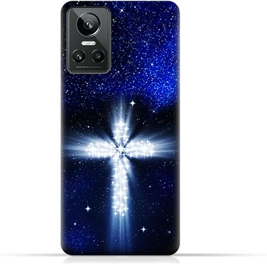 غطاء خلفي واقٍ من مادة TPU لهاتف Realme GT Neo 3 150W (5G) بنمط متقاطع