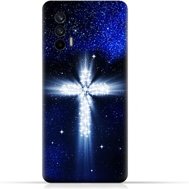 غطاء خلفي واقٍ من مادة TPU متوافق مع هاتف Realme GT Neo بنمط متقاطع