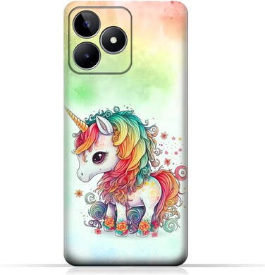 غطاء حماية خلفي من مادة TPU لهاتف Realme Narzo N53 بتصميم رقم 043