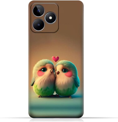 غطاء حماية خلفي من مادة TPU عامة لهاتف Realme Narzo N53 بتصميم رقم 044
