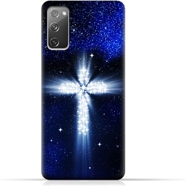 Generic TPU Protective Back Case Cover For Samsung Galaxy S20 FE 2022 With Cross Pattern