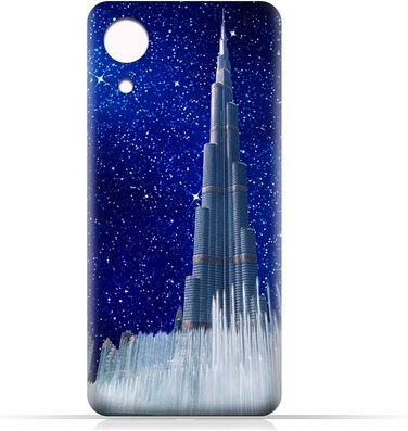 Generic TPU Protective Back Case Cover For Samsung galaxy A03 Core With Burj Khalifa On a Starry Night Design