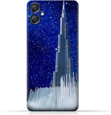Generic TPU Protective Back Case Cover For Samsung Galaxy A05 (4G) With Burj Khalifa On a Starry Night Design
