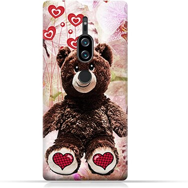 Generic Protective Case Cover For Sony Xperia XZ2 Premium With My Teddy Bear