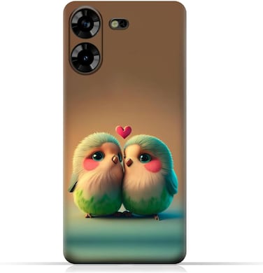 غطاء حماية خلفي للهاتف المحمول من مادة TPU، متوافق مع هاتف Tecno Pova 5 بتصميم رقم 9