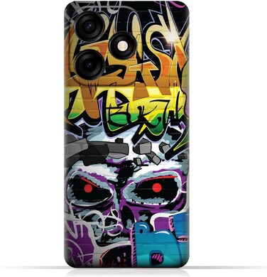 غطاء خلفي واقٍ للهاتف المحمول من مادة TPU، متوافق مع هاتف Tecno Spark 10C، بتصميم رقم 03