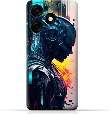 Generic TPU Protective Mobile Back Case Cover Compatible With Tecno Spark 10C With Design 04