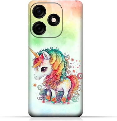 Generic TPU Protective Mobile Back Case Cover Compatible With Tecno Spark 10C With Design 08