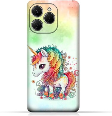 غطاء خلفي واقٍ للهاتف المحمول من مادة TPU، متوافق مع هاتف Tecno Spark 20 Pro، بتصميم رقم 8