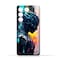 غطاء حماية خلفي من مادة TPU عامة لهاتف Vivo V27 بتصميم رقم 039