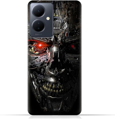 Generic TPU Protective Back Case Cover For Vivo V29 Lite (LTE / 5G) With Terminator Robot Design