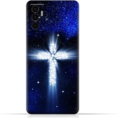 Generic TPU Protective Back Case Cover For Vivo S10e With Cross Pattern