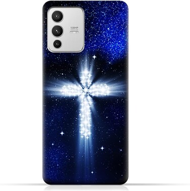 غطاء حماية خلفي من مادة TPU عامة لهاتف Vivo S12 بنمط متقاطع