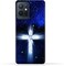 غطاء حماية خلفي من مادة TPU عامة لهاتف Vivo T1 5G بنمط متقاطع